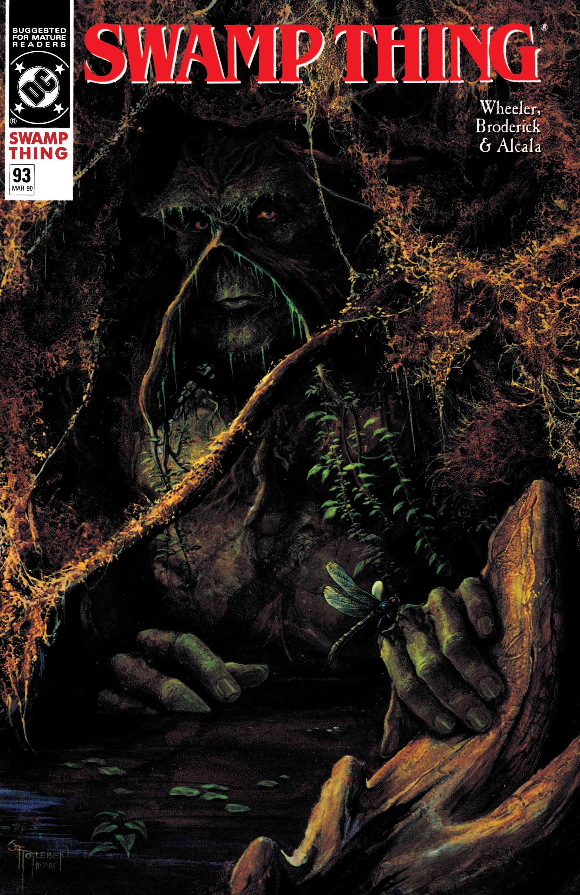Swamp Thing #93 (DC, 1990 — Cover A) cover